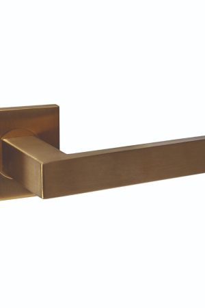Intersteel Deurkruk Q 05 op rozet verdekt 53x53x6mm PVD messing mat Finale Uitverkoop