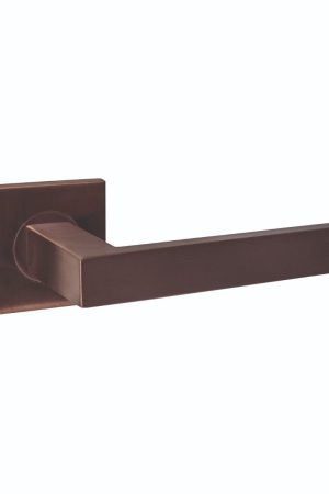 Must-Have Intersteel Deurkruk Q 05 op rozet verdekt 53x53x6mm PVD brons