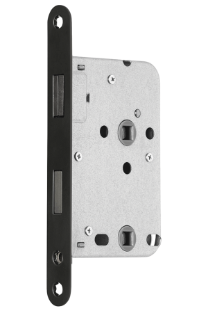 Mauer 1545 Bad/WC slot RVS met magneetschoot en zwarte voorplaat (01545W00930918V) Fabrieksprijs