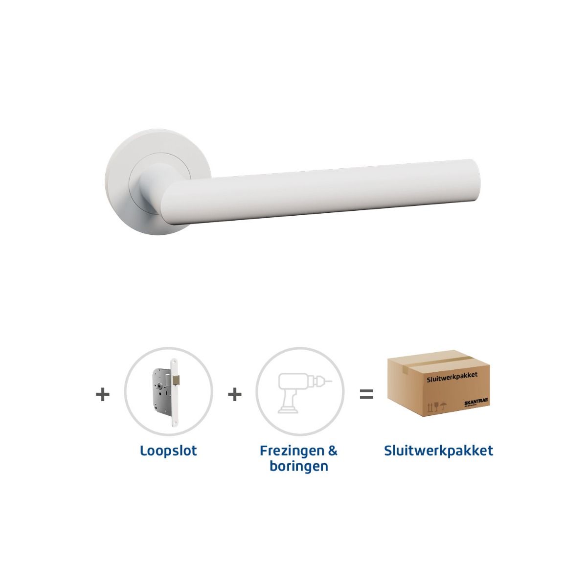 Alleen Vandaag Skantrae Sluitwerkpakket 2009 Orbit loop WIT