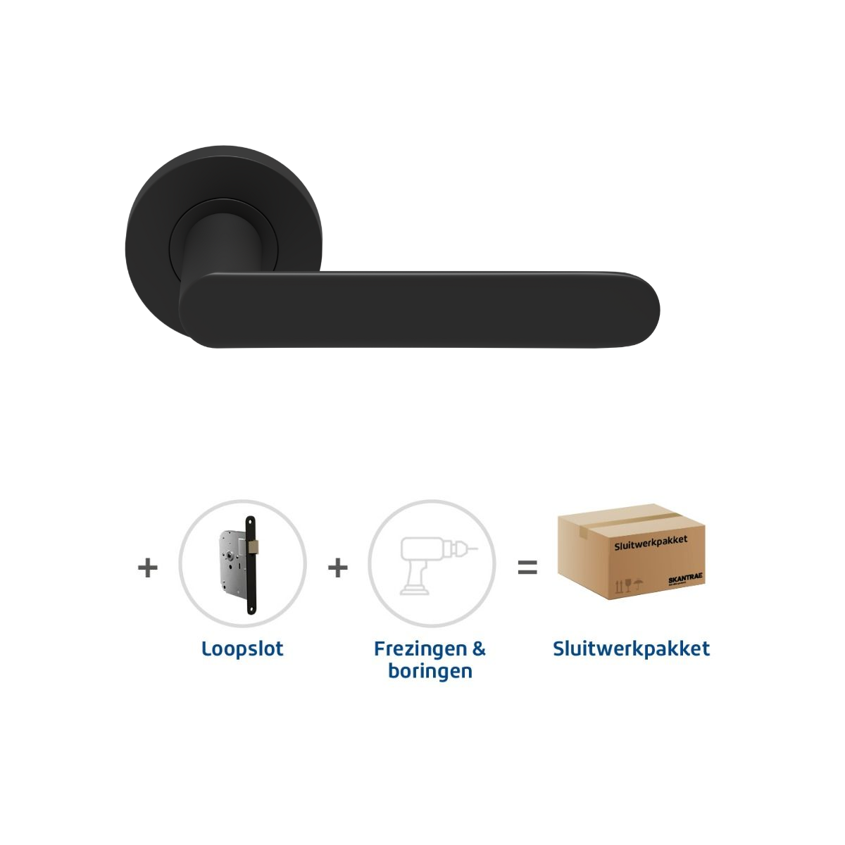 Korting Skantrae Sluitwerkpakket 2155 Arc 20 regular loop ZWART