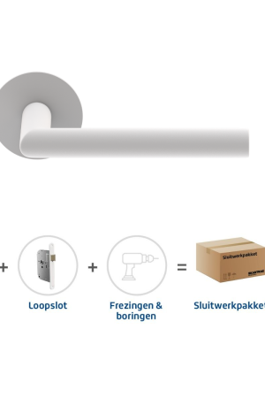Aanbieding Skantrae Sluitwerkpakket 2135 Orbit 19 flat loop WIT