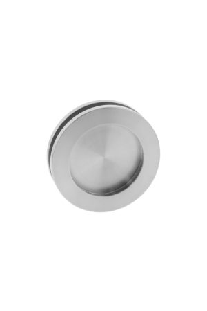 Premium Intersteel Schuifdeurkom glasdeur 55 mm rvs geborsteld