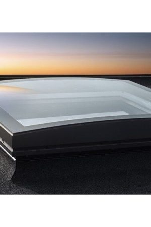 Exclusieve Aanbieding VELUX gebogen glaskoepel 150x80 cm compleet met dakopstand