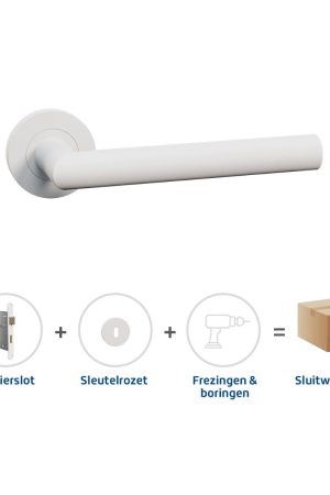 Betrouwbaar Skantrae Sluitwerkpakket 2012 Orbit klavier WIT
