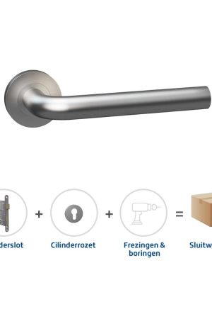 Aanbieding Skantrae Sluitwerkpakket 2027 Anglia cilinder RVS