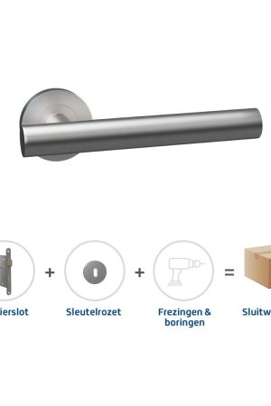 Favoriet Skantrae Sluitwerkpakket 2032 Corvus klavier RVS