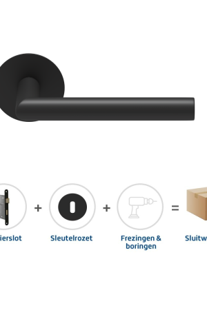 Goedkoop Skantrae Sluitwerkpakket 2133 Orbit 19 flat sleutel ZWART