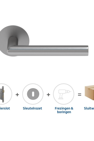 Alleen Vandaag Skantrae Sluitwerkpakket 2141 Orbit 19 flat sleutel RVS