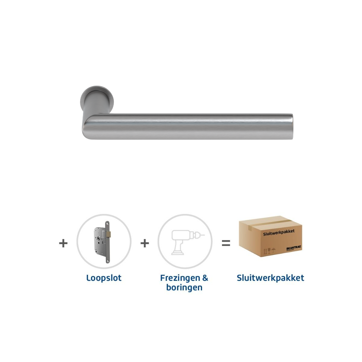 Direct Verzonden Skantrae Sluitwerkpakket 902 Orbit 19 minimal loop RVS