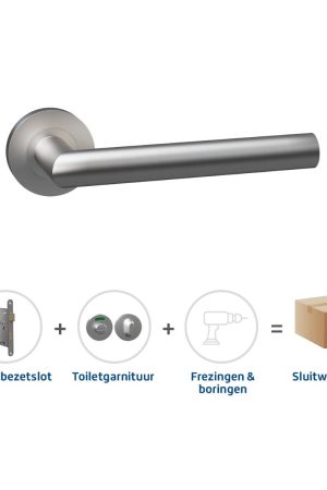 Express Levering Skantrae Sluitwerkpakket 2002 Orbit toilet RVS