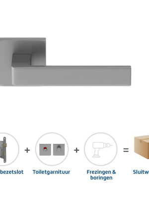 Koop Online Skantrae Sluitwerkpakket 2086 Quadrate 28 regular toilet RVS