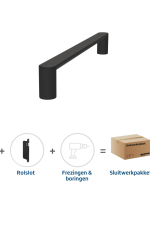 Gereduceerde Prijs Skantrae Sluitwerkpakket 2171 ARC Greep 20x300 rol (zwart)
