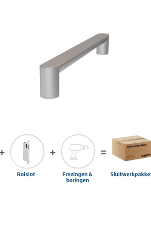 Voordeelprijs Skantrae Sluitwerkpakket 2177 Arc deurgreep 24x300 RVS