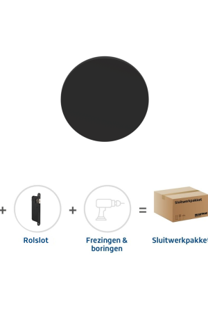 Hoge Kwaliteit Skantrae Sluitwerkpakket 2179 Orbit deurknop ZWART