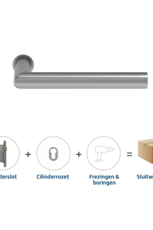 Aanbieding Skantrae Sluitwerkpakket 922 Orbit 19 minimal cilinder RVS