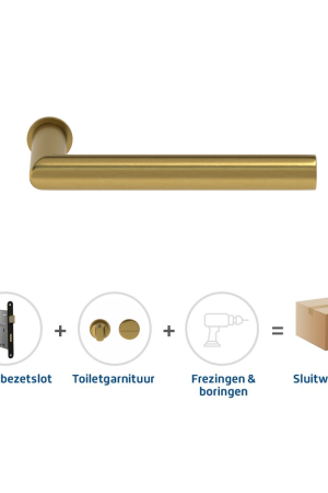Weekendaanbieding Skantrae Sluitwerkpakket 943 Orbit 19 minimal toilet MAT MESSING