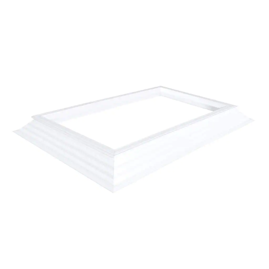 Actieprijs ventilerende pvc-opstand 16/20 EP met manuele tandemspindel met oog 1300 x 1600 mm Let Op! Dakopening = 1500 x 1800 mm
