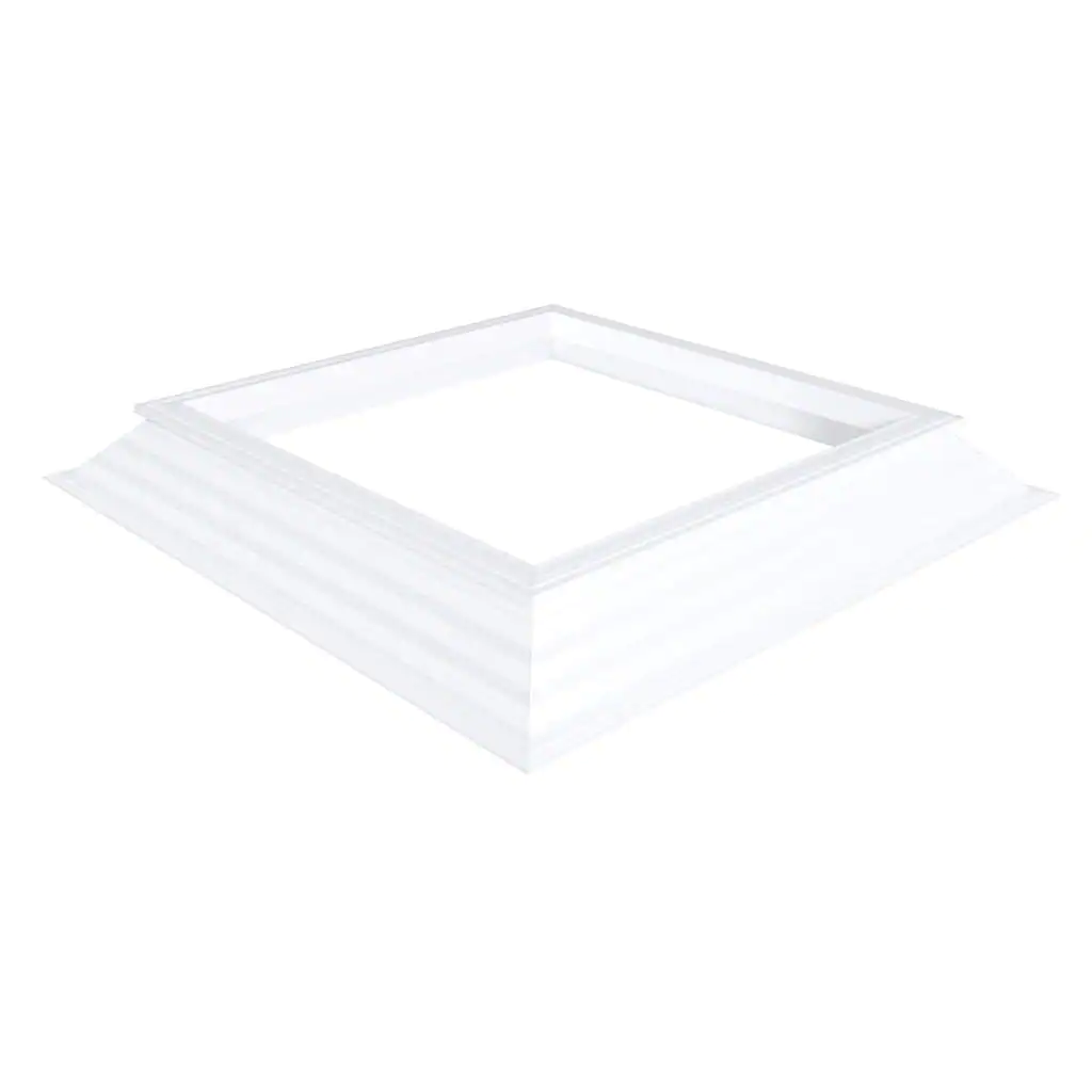 ventilerende pvc-opstand 16/20 EP met manuele tandemspindel met oog 1700 x 1700 mm Let Op! Dakopening = 1900 x 1900 mm Weekendaanbieding