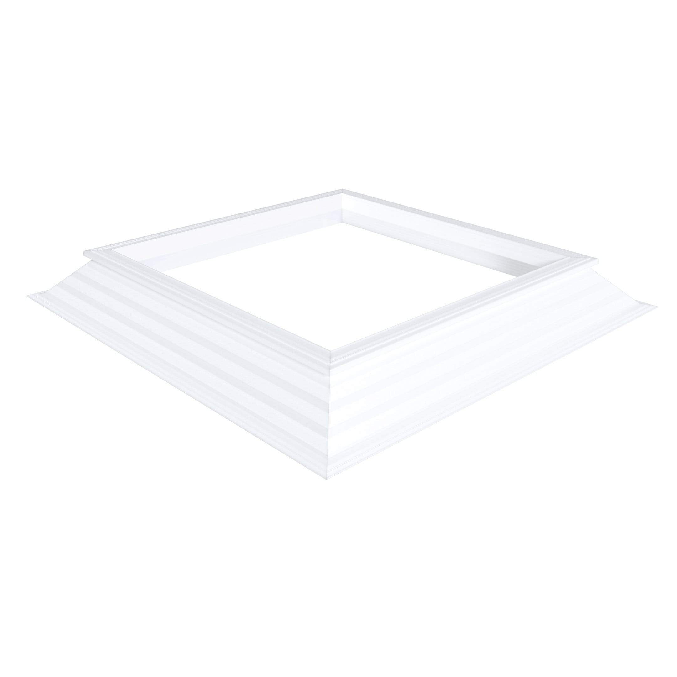 Alleen Vandaag ventilerende pvc-opstand 16/20 EP met enkele manuele spindel met buis 0900 x 0900 mm Let op! Dakopening = 1100 x 1100 mm