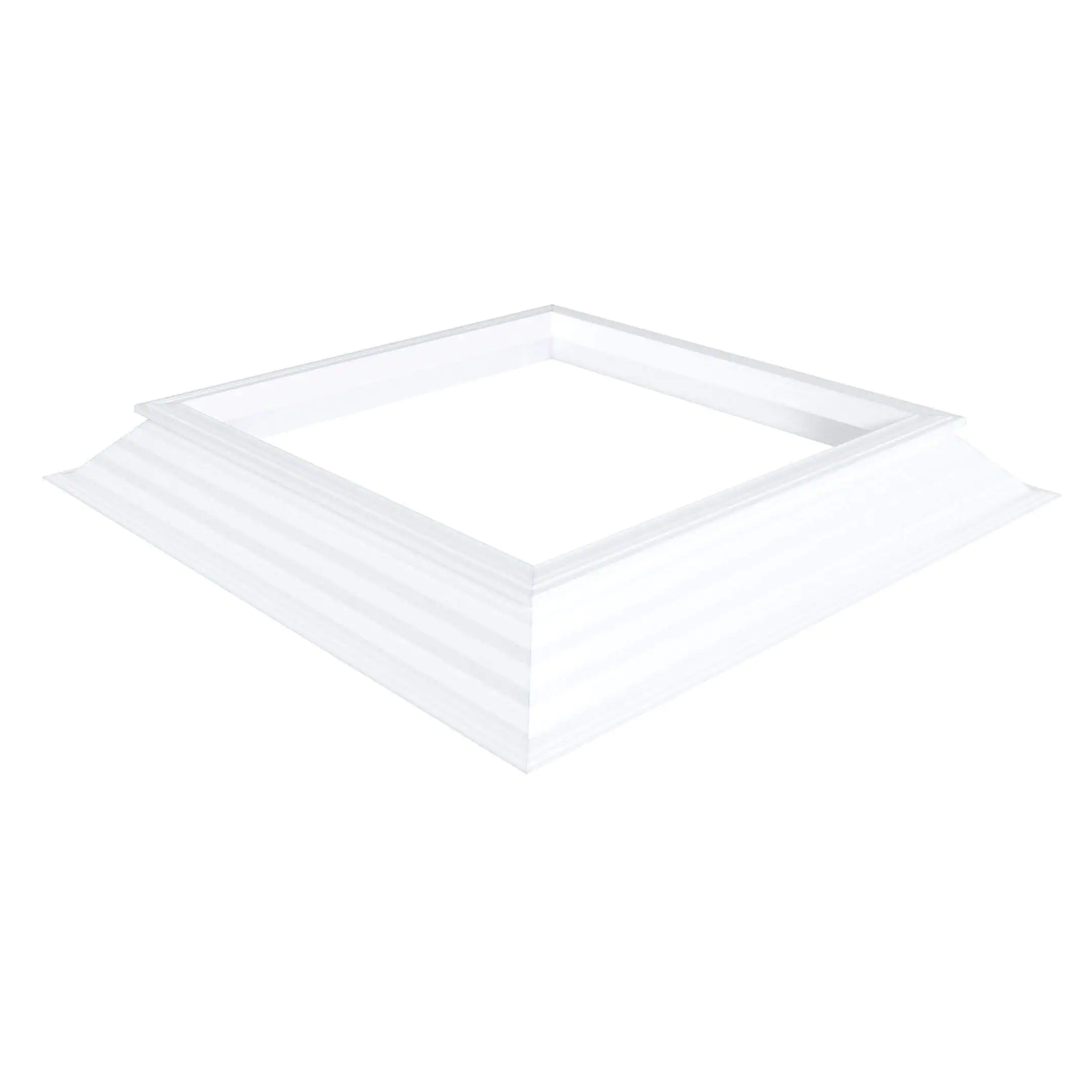 ventilerende pvc-opstand 16/20 EP met enkele elektrische kettingmotor 1100 x 1100 mm Let op! Dakopening = 1300 x 1300 mm Direct Verzonden