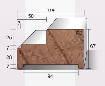 Brandvertragend kozijn 30 min. 67x115 Betrouwbaar