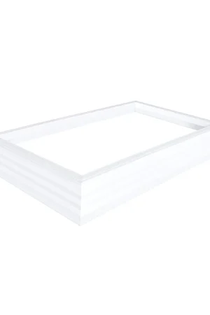 ventilerende pvc-opstand 16/20 EP met enkele elektrische kettingmotor 0750 x 1650 mm Let op! Dakopening = 950 x 1850 mm Flitsaanbieding