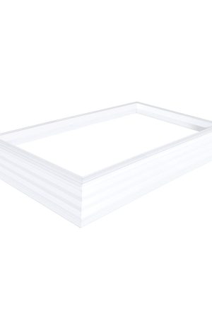 ventilerende pvc-opstand 16/20 EP met enkele elektrische kettingmotor 0800 x 1600 mm Let op! Dakopening = 1000 x 1800 mm Koopje