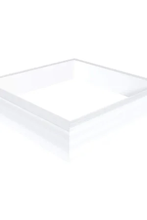 Aanbieding ventilerende pvc-opstand 20/00 met enkele elektrische kettingmotor 0900 x 0900 mm