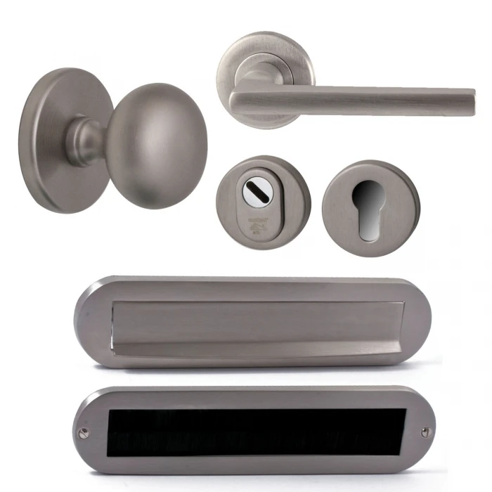 Laatste Versie Voordeurset Sara compleet (RVS PVD)