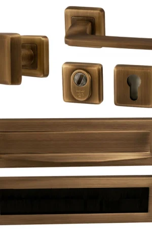 Voordeurset Zenith compleet (mat brons) Dagaanbieding