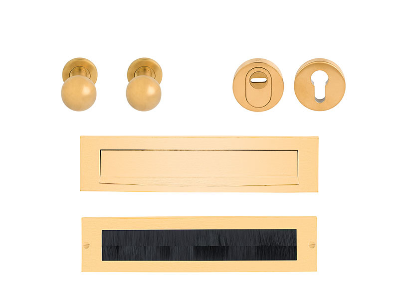 Must-Have Voordeurset mat goud