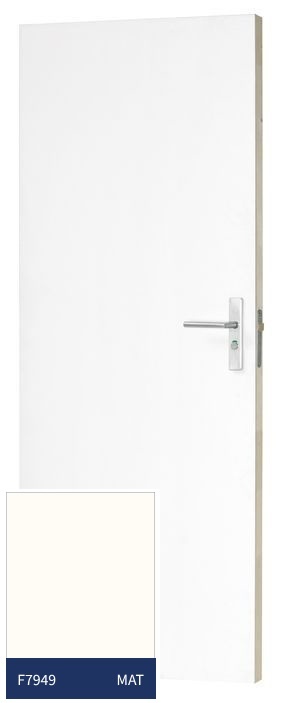 Beperkt Aanbod Binnendeur HPL Soft White F7949