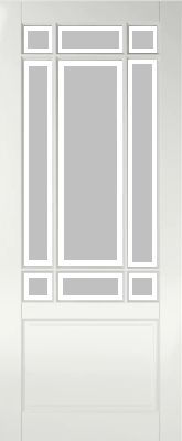 Op = Op ALBO DC 3314 Mat glas met blanke rand