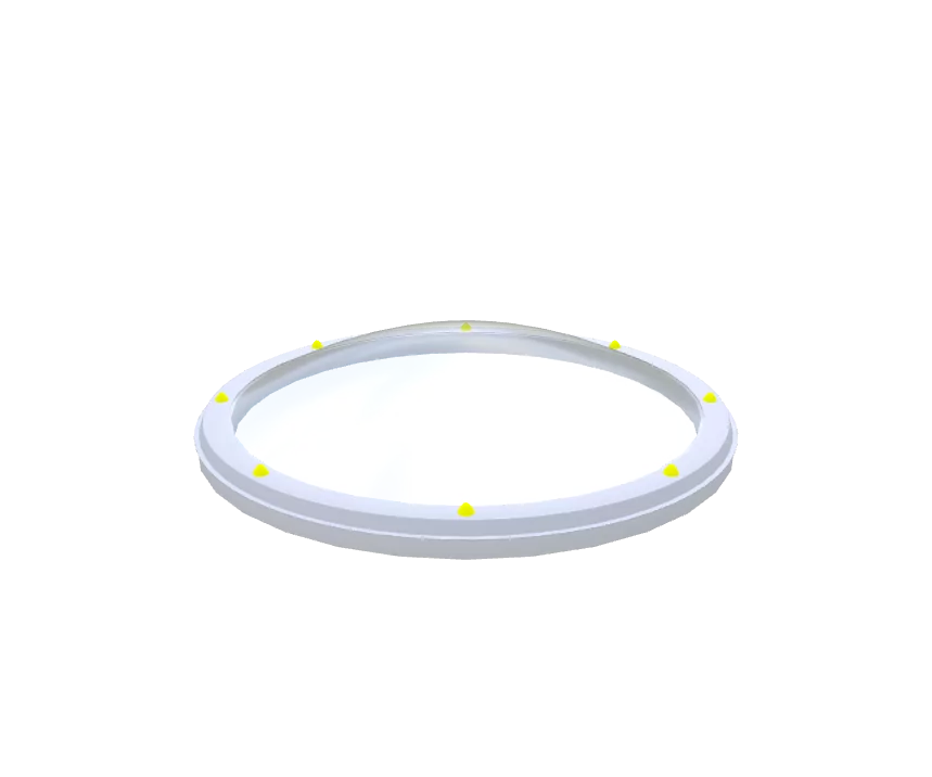 Aanbieding Ronde bolvormige acrylaat lichtkoepel ⌀2000