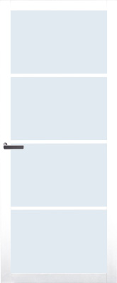 Aanbieding Austria Pronto Legno Bianco Capri Blank glas
