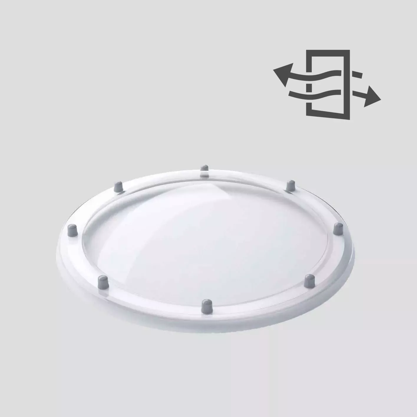 Alleen Vandaag Lichtkoepel ventilerend Rond – VELUX Commercial