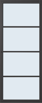 Beste Prijs CanDo Hartford Zwart Blank glas