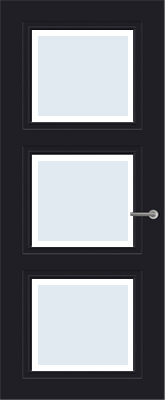 Populair Svedex CE106 Diep Zwart Blank facetglas