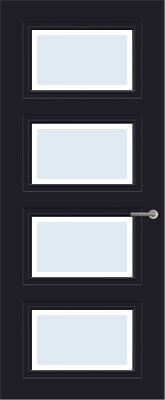 Gratis Retour Svedex CE108 Diep Zwart Blank facetglas