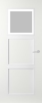 Must-Have Svedex Elite AE47 Gezandstraald glas met blankglas rand
