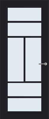 Gecertificeerd Svedex FR507 Diep Zwart Blank glas