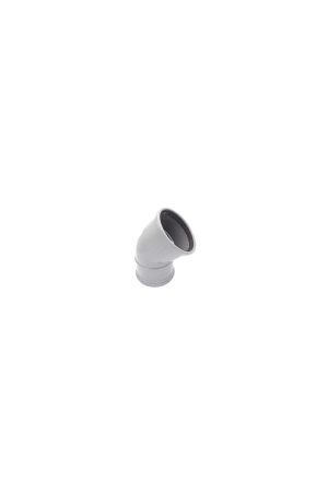 Seizoensaanbieding 160 mm - Bocht 45 graden 2x manchet mof PVC