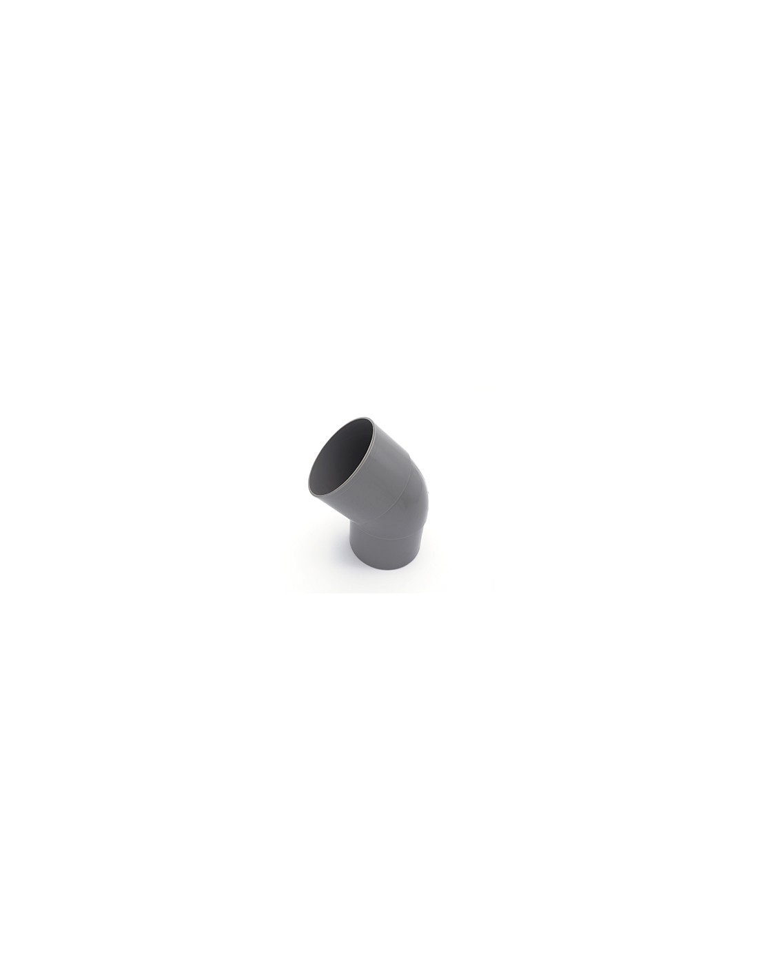 Koop Online 100 mm - Bocht 45 graden verjongd 1x verbindmof