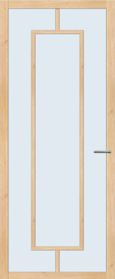 Meest Verkocht Svedex NDB908 Lichte eik blank glas