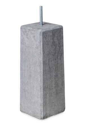 Shop Nu Betonpoer 20x20 en 50 cm hoog antraciet M16