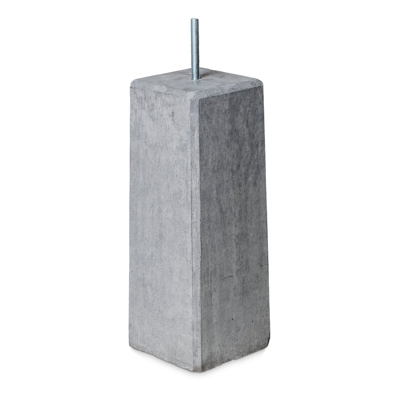 Shop Nu Betonpoer 20x20 en 50 cm hoog antraciet M16