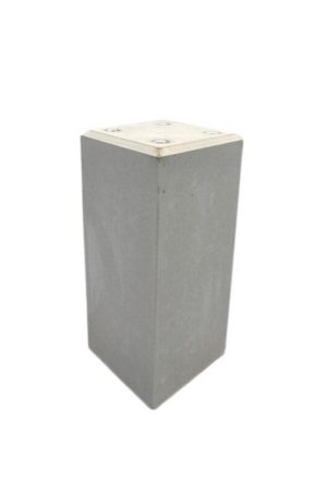 Superprijs Betonpoer 22x22 en 50 cm hoog grijs M10
