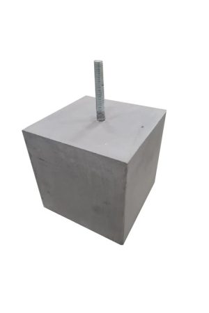 Rechtstreeks Van De Fabrikant Betonpoer 20x20 en 20 cm hoog licht antraciet M16