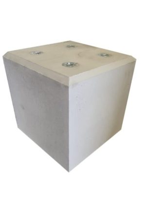Snelle Levering Betonpoeren 30x30x30cm grijs M16
